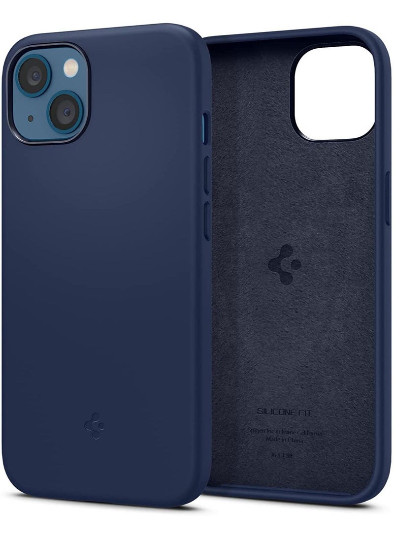 سبايجن سيليكون صالح لفون 13 حالة الغطاء-الأزرق الداكن - Image 1
