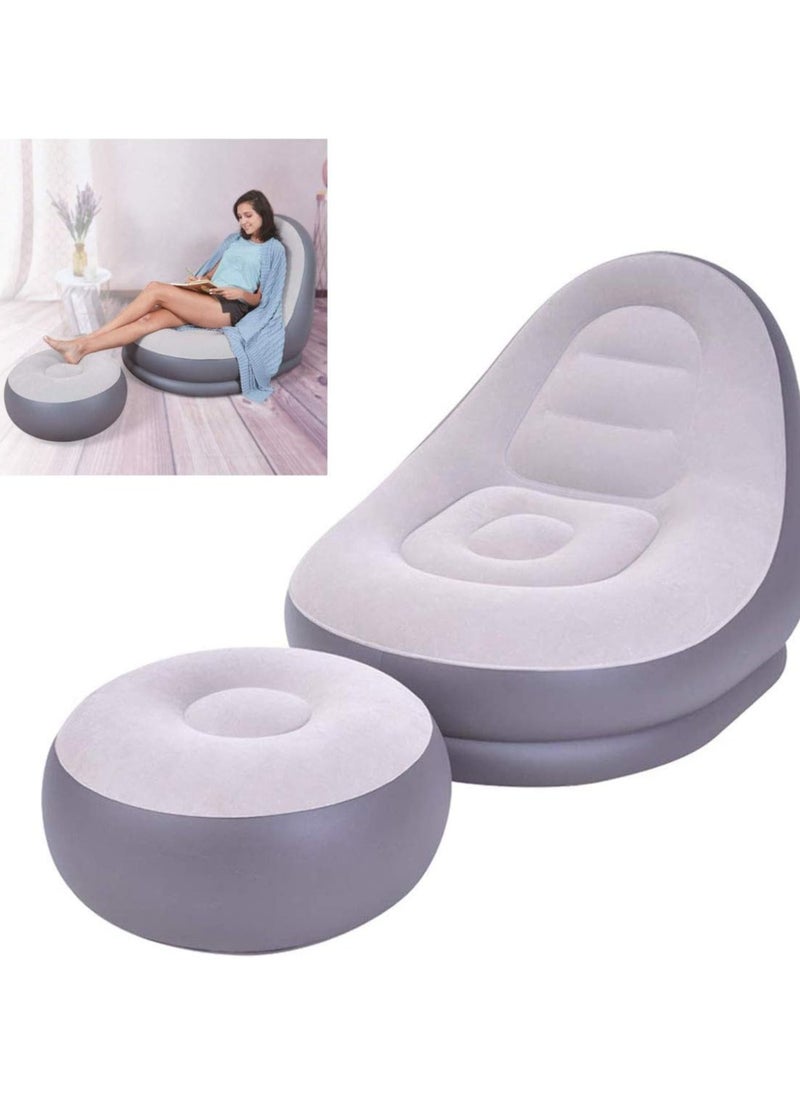 DubaiGallery Inflatable Ultra Lounge with Ottoman  - Image 1