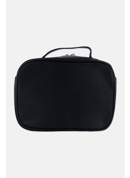 French Connection Women Brand Logo Makeup Bag, Black  - Image 2