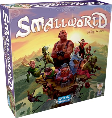 Asmodee Small World Board Game - Fantasy Area Control & Strategy Game with Magical Creatures, Special Powers, Family Game for Kids & Adults, Ages 8+, 2-5 Players, 40-80 Min Playtime - Image 1