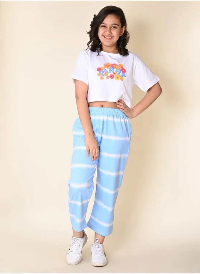 ليلك Blue Girls Wear Clothing set