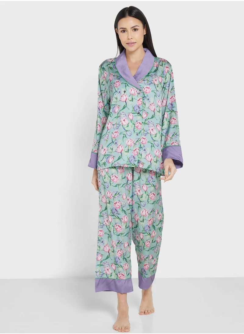 خزانة Printed Pyjama Set