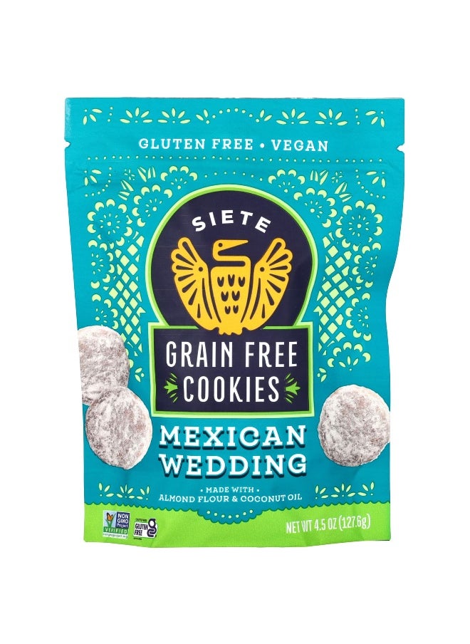 SIETE Siete, Grain Free Cookies, Mexican Wedding, 4.5 oz (127.6 g)  - Image 1