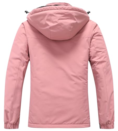 MOERDENG Women's Snow Ski Jacket Warm Winter Coat Waterproof Snowboarding Jacket Mountain Hiking Winter Jacket - Image 3