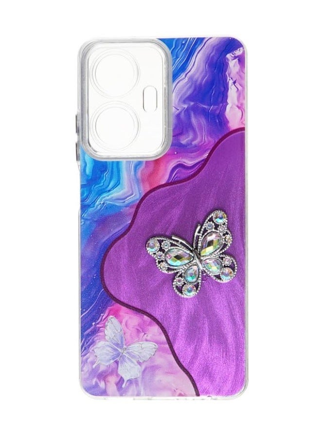 جراب خلفي بلاستيك لهاتف ريلمي C55 متعدد الألوان - Image 1