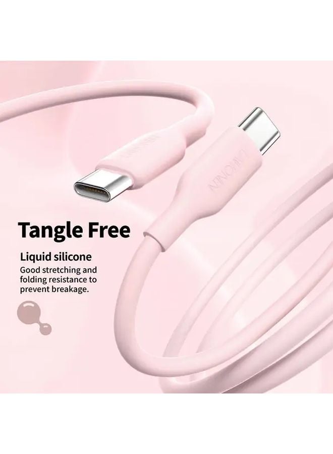 3pcs 10ft USB C Fast Charging Cables 60W PD Compatible iPhone 16 15 Samsung S25 Switch 2 MacBook Black - Image 4