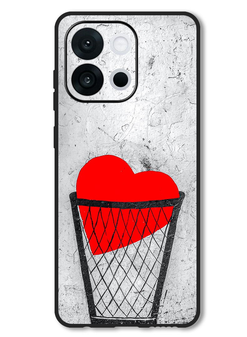 Theodor Case Compatible with OnePlus 13T 6.32 Inch Protection Shockproof Bumper Cover heart_love_sad - Image 1
