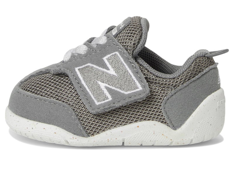 New Balance Baby New-b First V1 Sneaker, Harbor Gray/White, 3 Wide US Unisex Infant - Image 4