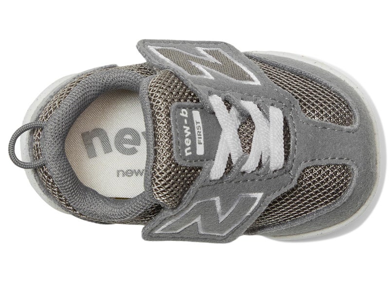 New Balance Baby New-b First V1 Sneaker, Harbor Gray/White, 3 Wide US Unisex Infant - Image 2