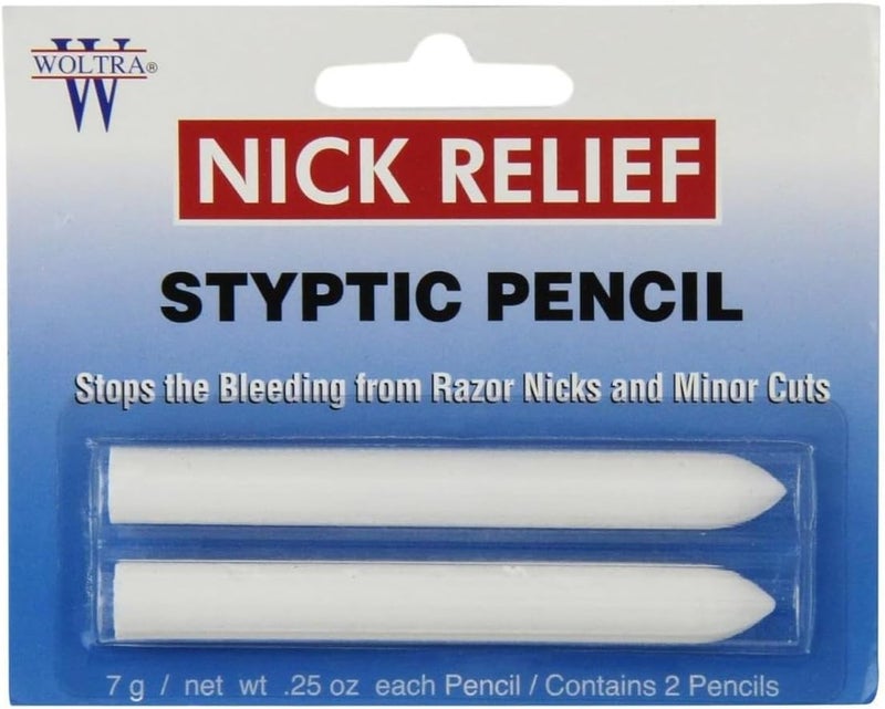 Clubman Woltra Nick Relief Styptic Pencil, 0.25 oz (2 Pencils) - Image 3