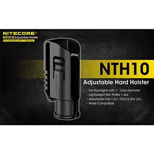 NITECORE NTH10 Adjustable Hard Holster for Flashlights with 1 inch Tube Diameter - Image 3