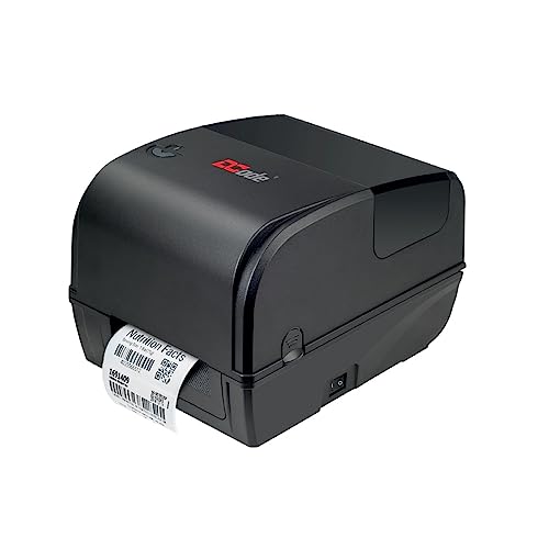 DCode Direct Thermal Printer (DC431Pro - 101mm, 3 inch) USB Interface Thermal Transfer Printing 203dpi 1D, 2D Barcode, Black - Image 1