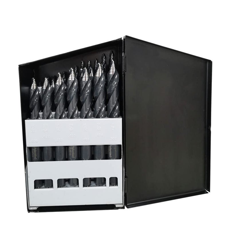 Astro Tools TurboStep TS29 Onyx 29pc HSS Reduced Shank Mechanics Length 116 12 Drill Bit Set