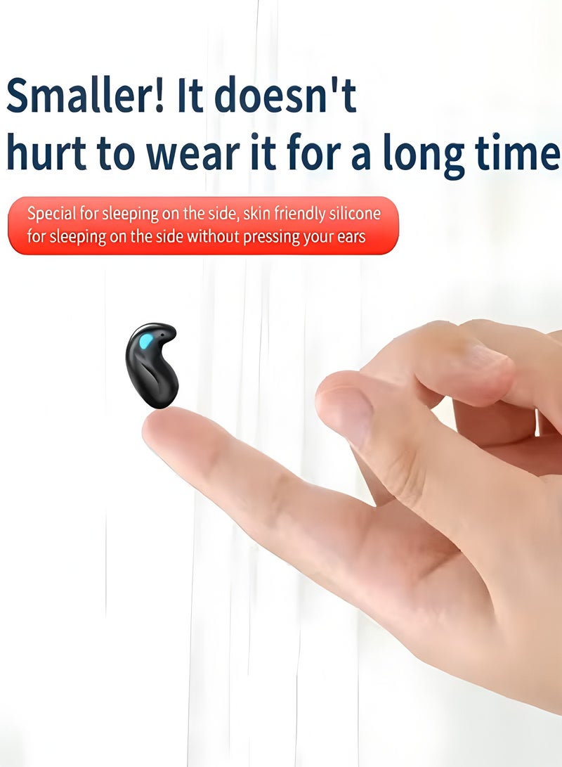 أبلينم سماعات أذن لاسلكية حقيقية، سماعات أذن بلوتوث 5.49 بوصة، 4 ميكروفونات، مكالمات واضحة، سماعات أذن بلوتوث، تحكم باللمس، وقت تشغيل 40، IPX6 مقاومة للماء TWS، سماعات أذن خفيفة الوزن - Image 3