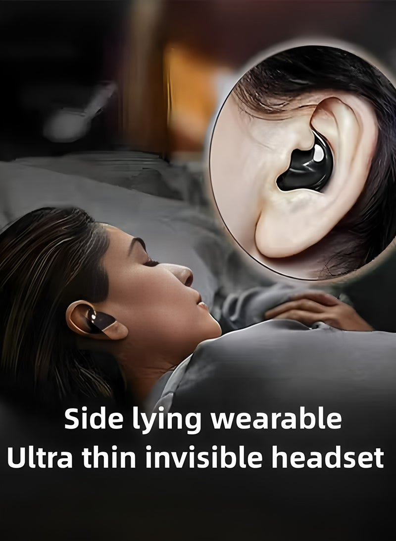 أبلينم سماعات أذن لاسلكية حقيقية، سماعات أذن بلوتوث 5.49 بوصة، 4 ميكروفونات، مكالمات واضحة، سماعات أذن بلوتوث، تحكم باللمس، وقت تشغيل 40، IPX6 مقاومة للماء TWS، سماعات أذن خفيفة الوزن - Image 5