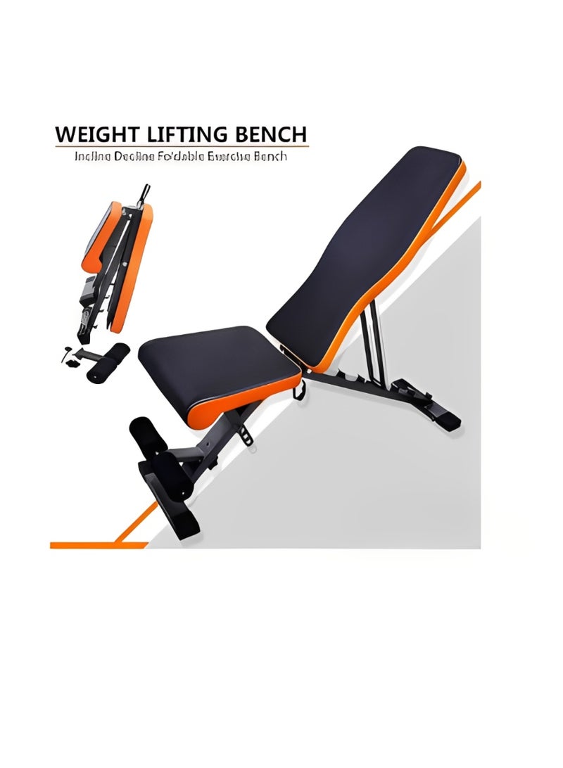 H PRO HM Sports HM7775 Adjustable Gym Bench |Foldable Incline Decline Exercise Bench | Home Gym Strength and Core Training Equipment - Image 3