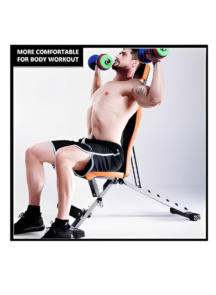 H PRO HM Sports HM7775 Adjustable Gym Bench |Foldable Incline Decline Exercise Bench | Home Gym Strength and Core Training Equipment - Image 4