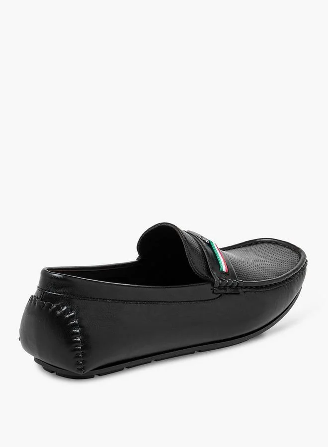Renzo Ruganni BLACK Men Slip-On Loafers for Men | Best Price UAE