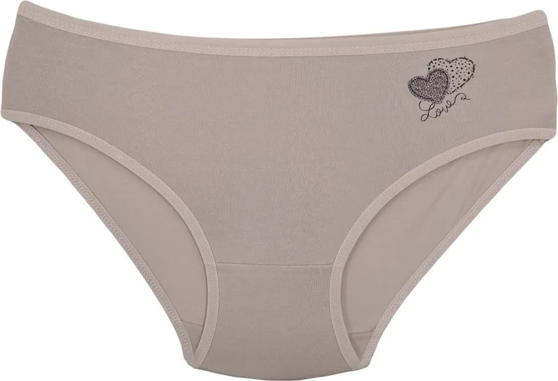 Onurel 5-Pack Waiter Boy Printed Girls Lycra Colorful Panties