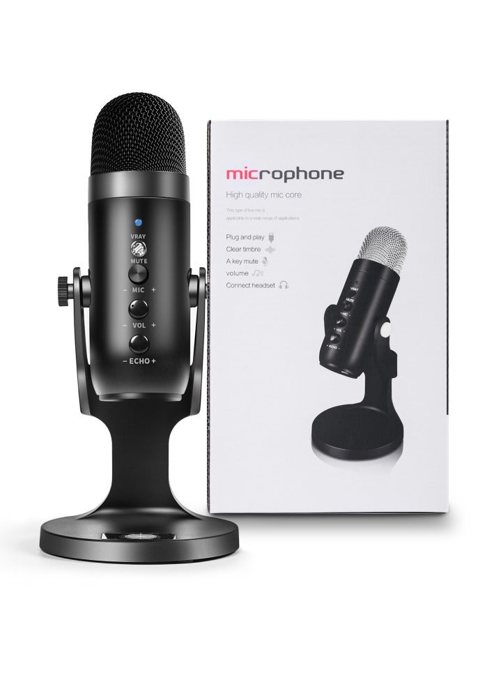 Jmary Multifunctional USB Recording Microphone (MC-PW8) - Image 3
