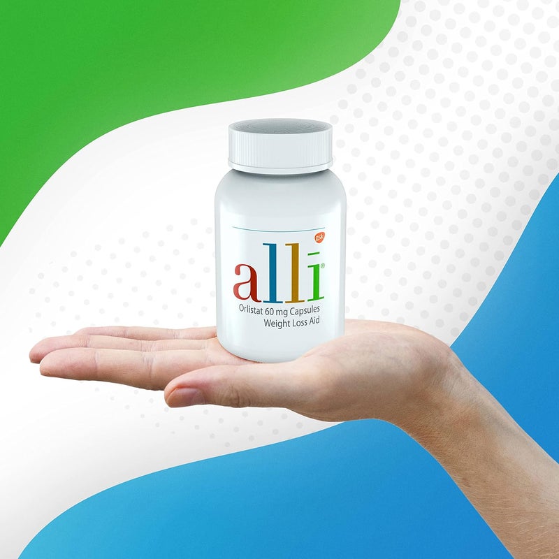 alli Weight Loss Diet Pills Orlistat 60 mg Capsules Non Prescription Weight Loss Aid 120 Count Refill Pack - Image 5