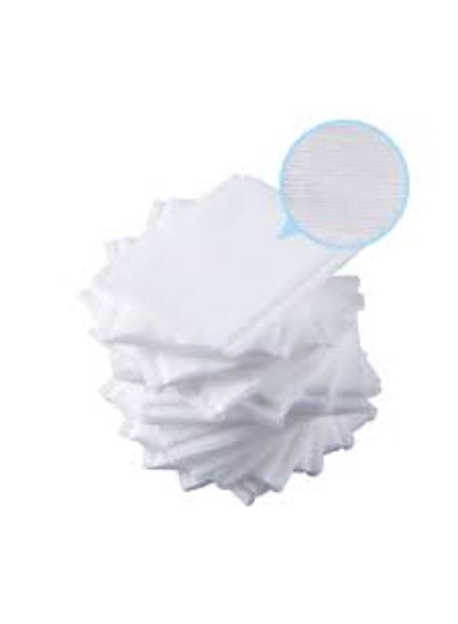 Square Eco Friendly Bamboo Fiber 3-Layer Mesh High Absorbency Lint-Free Makeup Remover Pads Facial Cotton Pads 100PCS - Image 1