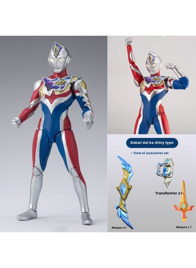 Shining Toys Super Action Figure Model Boys Children's Day-Color:830 Detai Shiny Form 15cm Multi-joint Super Movable - Image 1