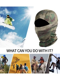 Daytoyz Mask for Adults, Full Face Mask, Camouflage Winter Thermal Cold Weather Outdoors Cover for Men and Women, UV Protection Windproof Hat for Motorcycle Snowboard Cycling Hunting  - Image 4