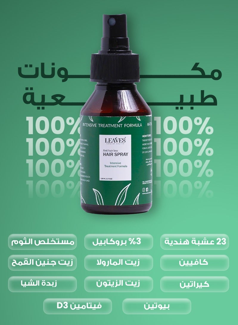 لييفز سبراي  لعلاج تساقط الشعر 100 مل - Image 2
