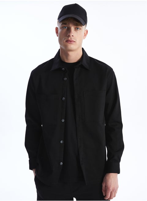 Regular Fit Long Sleeve Men's Shirt