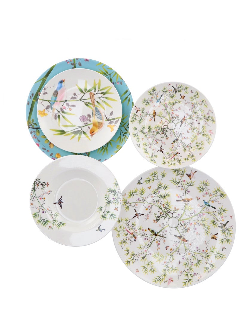 La Mesa 16 Pieces Dinner Set Multicolor 33x26xx33 cm  - Image 3