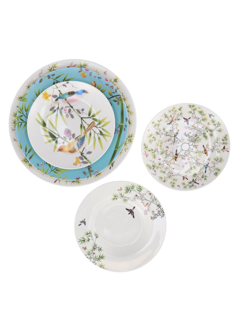 La Mesa 16 Pieces Dinner Set Multicolor 33x26xx33 cm  - Image 4