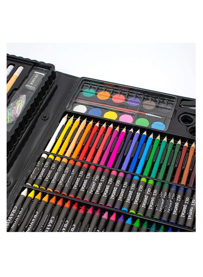 Generic 150-Piece Portable Coloring Set - Black - Image 3