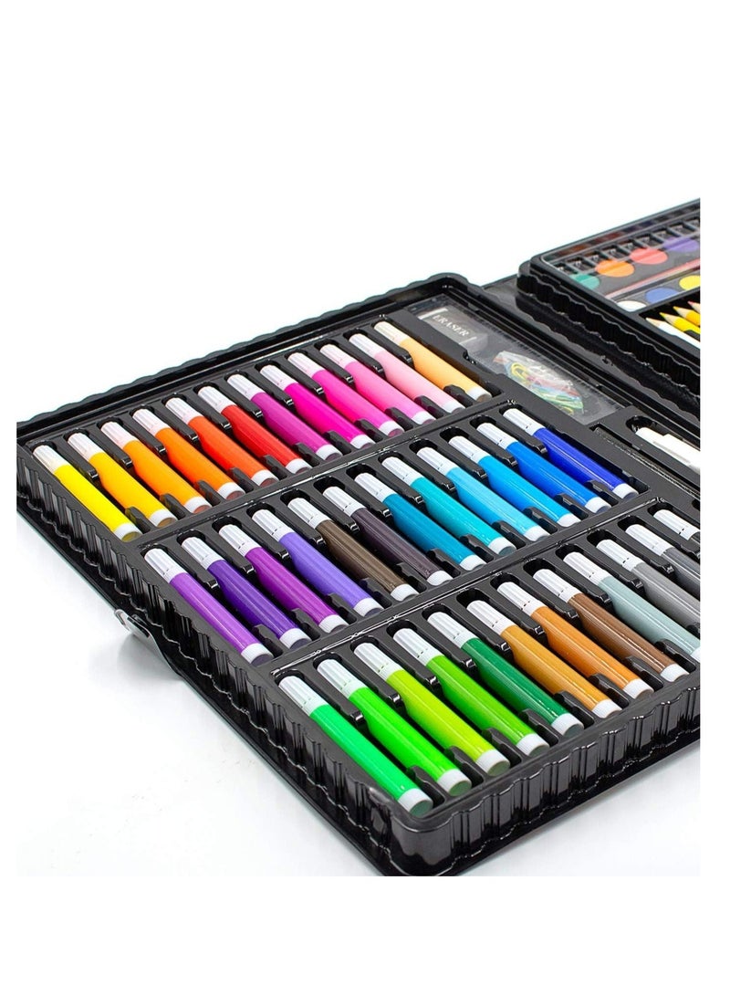 Generic 150-Piece Portable Coloring Set - Black - Image 4