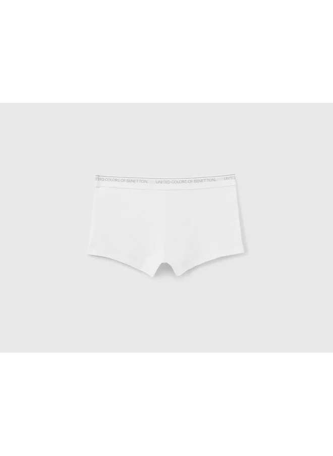 يونايتد كولورز أوف بينتيون Fitted Boxers In Organic Cotton