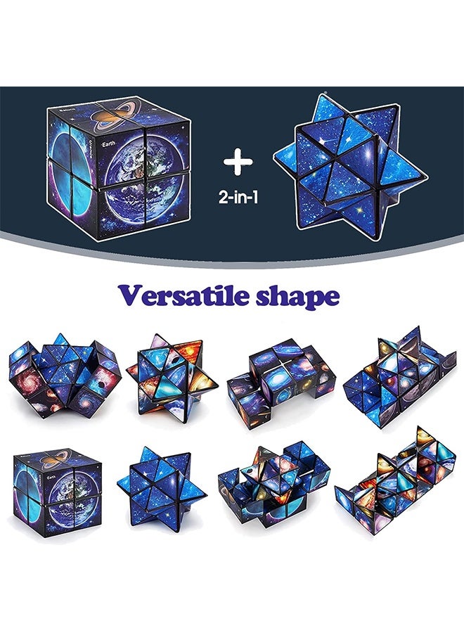 Explore Infinity Cube Fidget Toy, Toys for Boys Age 8-12 Gifts, for Kids Ages 8-10 Star Cubes, Birthday Presents Gift Ideas - Image 3