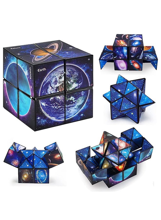 Explore Infinity Cube Fidget Toy, Toys for Boys Age 8-12 Gifts, for Kids Ages 8-10 Star Cubes, Birthday Presents Gift Ideas - Image 1