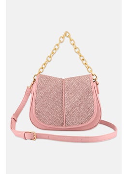 Women Textured Cross Body Bag 20 H x 26 L x 9 W cm, Pink - pzsku/Z7305361CDB25D6B94CB8Z/45/_/1737642140/fc4ba594-e9ba-40e9-9392-81e376e51c5b