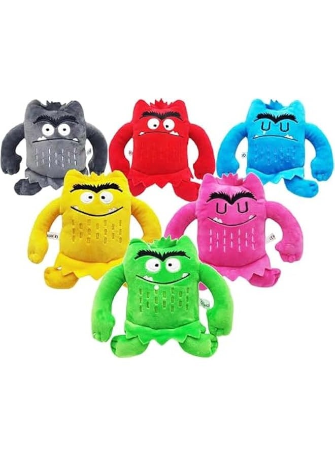 Color Monster Plush, Color monster Plush Doll, Little Monster Cartoon Doll Toys (set) - Image 2