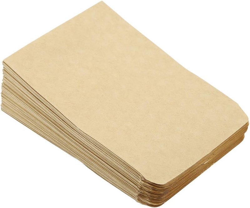 200Pcs Kraft Paper Stock Bag, Silverware Sleeves Paper Vintage Seed Envelopes Storage Kraft Paper Brown Seed Bags for Home(02) - Image 5
