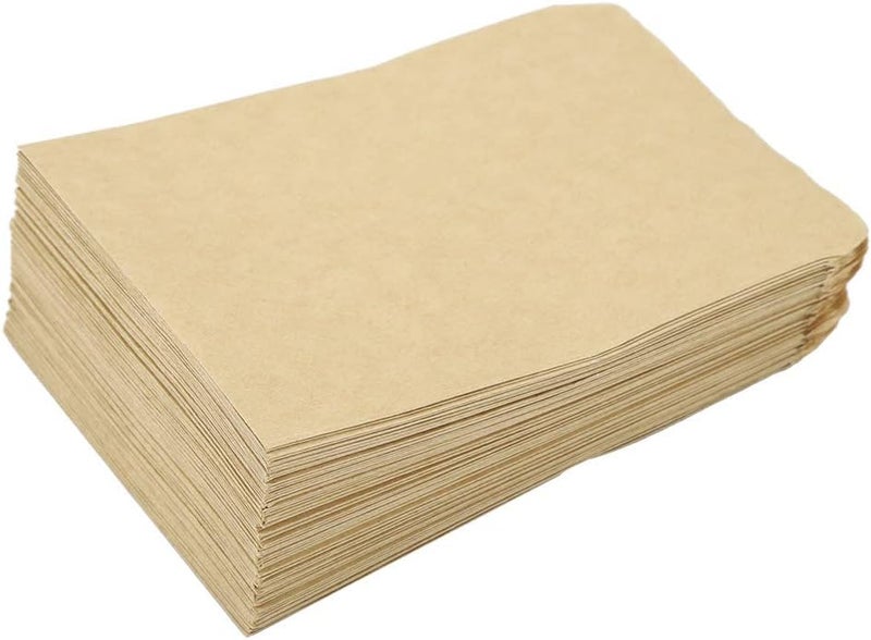200Pcs Kraft Paper Stock Bag, Silverware Sleeves Paper Vintage Seed Envelopes Storage Kraft Paper Brown Seed Bags for Home(02) - Image 1