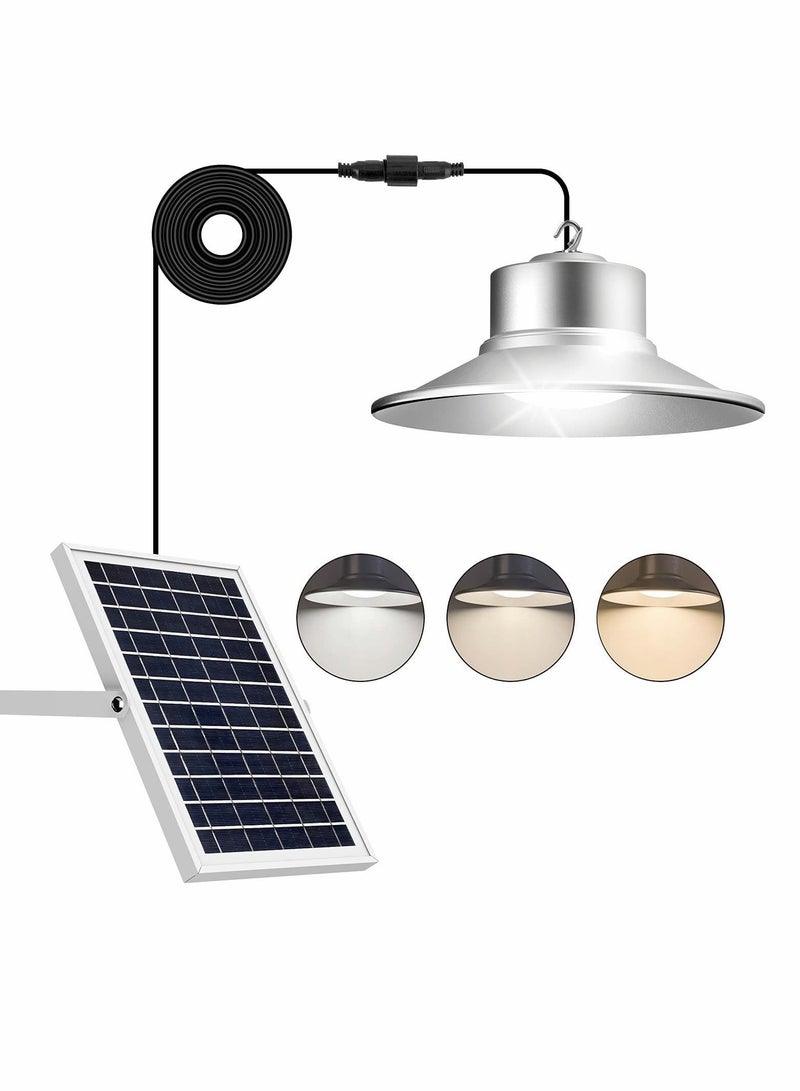 Excefore Solar Pendant Light with Remote Control Wireless Control IP67 Waterproof 3 Colors Solar Shed Light for Garden, Gazebo, Yard, Courtyard, Balcony - Image 1