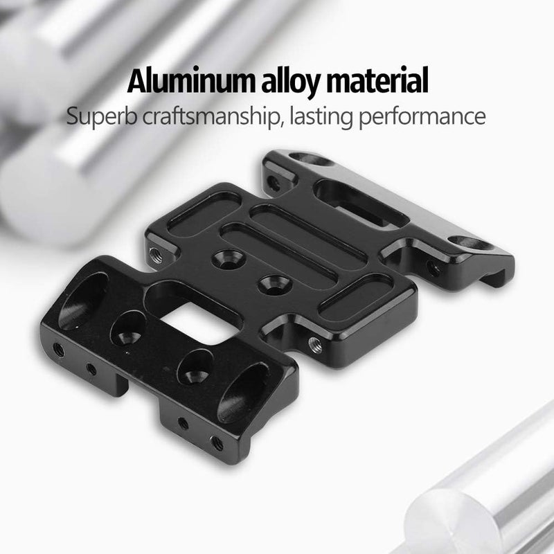 RC Skid Plate, Aluminum Alloy Center Guard for Axial SCX10, Protects Transmission While Crawling, Enhances Terrain Performance for 1/10 Crawler - Image 5