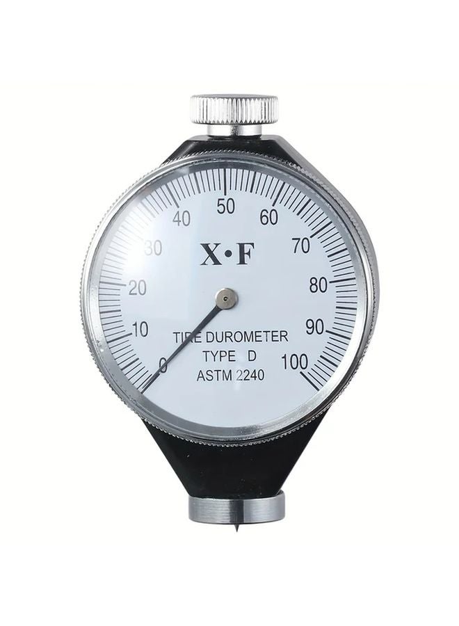 D Model Hardness Tester Analog Gauge 2 0X Magnification Rubber Grip - Image 1