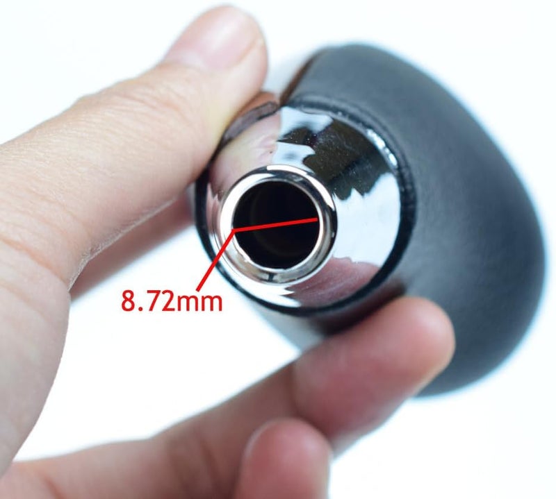 Luckam Automatic Gear Shift Knob for Toyota Land Cruiser 4Runner 2003-2021, for Tundra for Lexus LX Black Faux Leather Carbon Fiber Pattern - Image 5