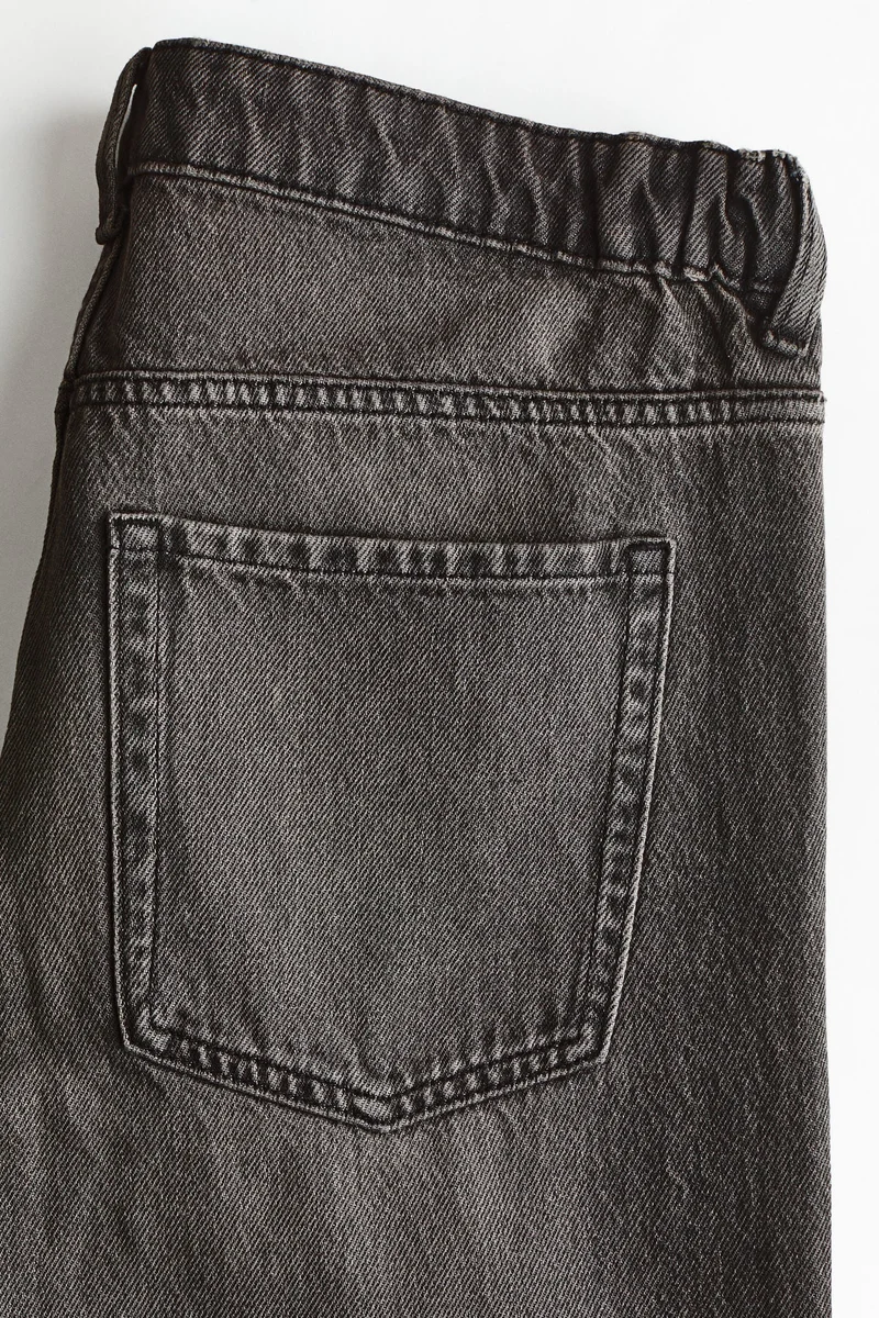 H&M  MAMA Wide Low Waist Jeans for Women | Best Price UAE