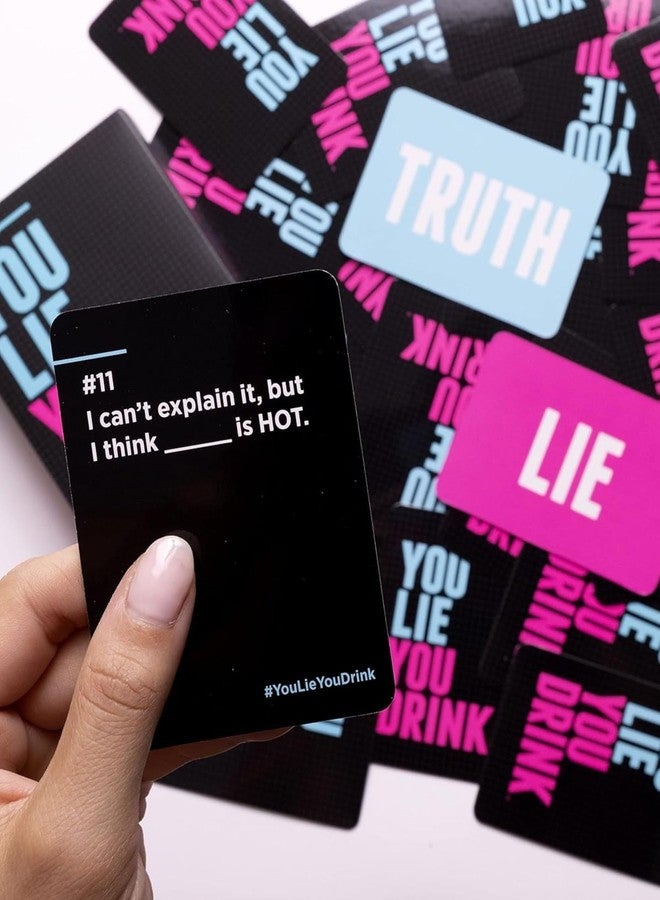 Tickles You Lie You Drink - Funny Truth or Dare Party Drinking Game for Game Nights, Couples, College Parties & Group Activities (Ages: 21+ Years, Players: 3+) - Image 4