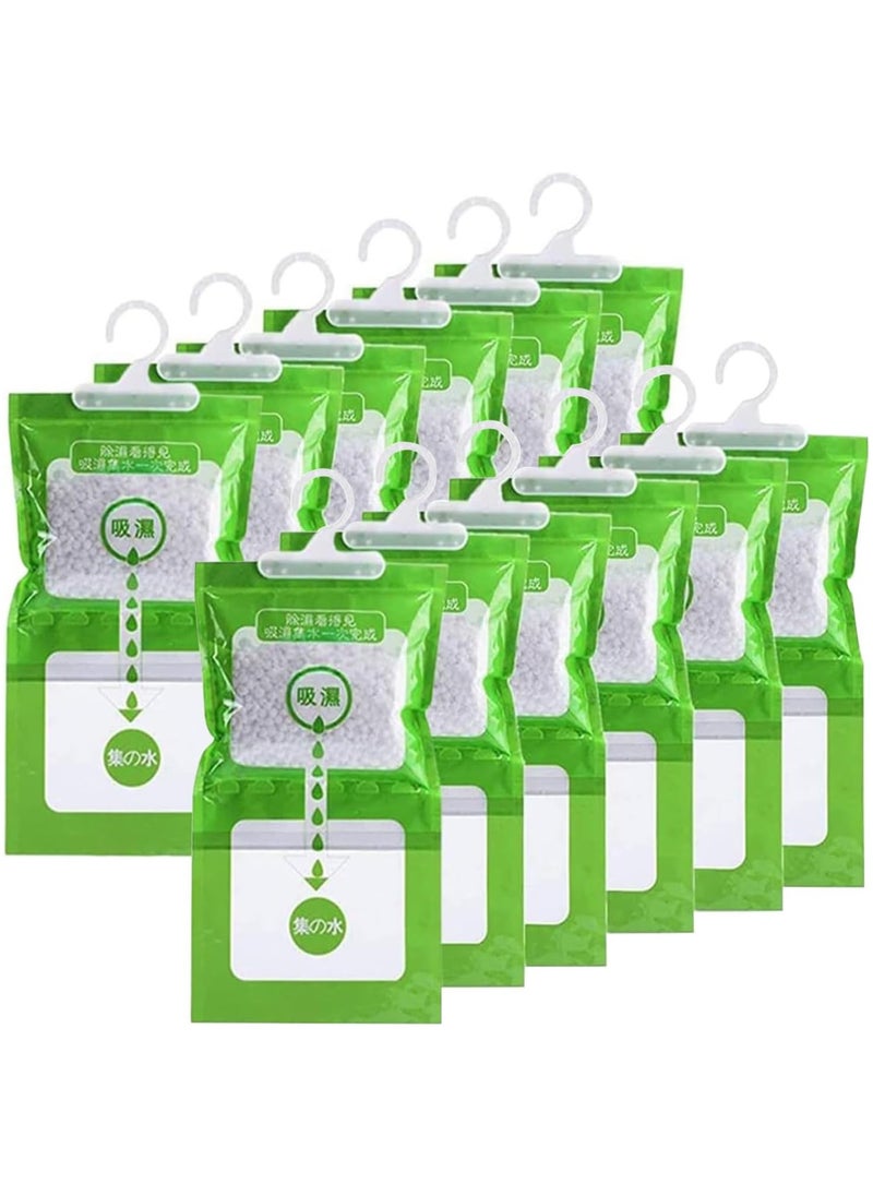 TYCOM Moisture Absorbers (12 Packs), Odor Eliminator humidity absorber Hanging Bags, wardrobe freshener, Closet Dehumidifiers & Odor Removers for Home & Car -12pcs  - Image 1