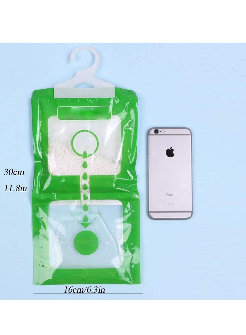 Moisture Absorbers (12 Packs), Odor Eliminator Humidity Absorber Hanging Bags, Wardrobe Freshener, Closet Dehumidifiers & Odor Removers for Home & Car -12pcs