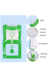 TYCOM Moisture Absorbers (12 Packs), Odor Eliminator humidity absorber Hanging Bags, wardrobe freshener, Closet Dehumidifiers & Odor Removers for Home & Car -12pcs  - Image 2